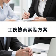工伤协商索赔方案